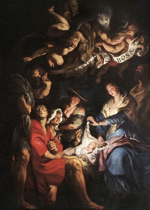 RUBENS, Pieter Pauwel Adoration of the Shepherds af Norge oil painting art